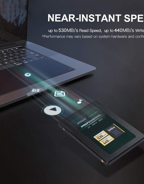 Load image into Gallery viewer, Professional 240GB SSD 3D NAND SATA III 6Gb/S 2.5&quot; 7Mm Internal Solid State Drive (240G)
