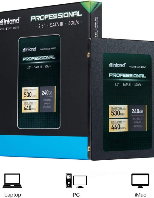 Load image into Gallery viewer, Professional 240GB SSD 3D NAND SATA III 6Gb/S 2.5&quot; 7Mm Internal Solid State Drive (240G)
