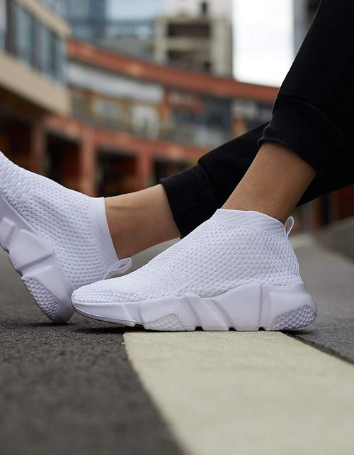 Load image into Gallery viewer, Women&#39;S Running Knit Comfortable Lightweight Breathable Casual Sports Shoes Fashion Sneakers Slip-On Walking Shoes
